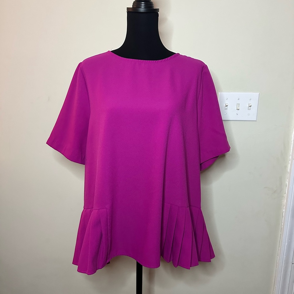 Eloquii Pleated Hem top size 16
